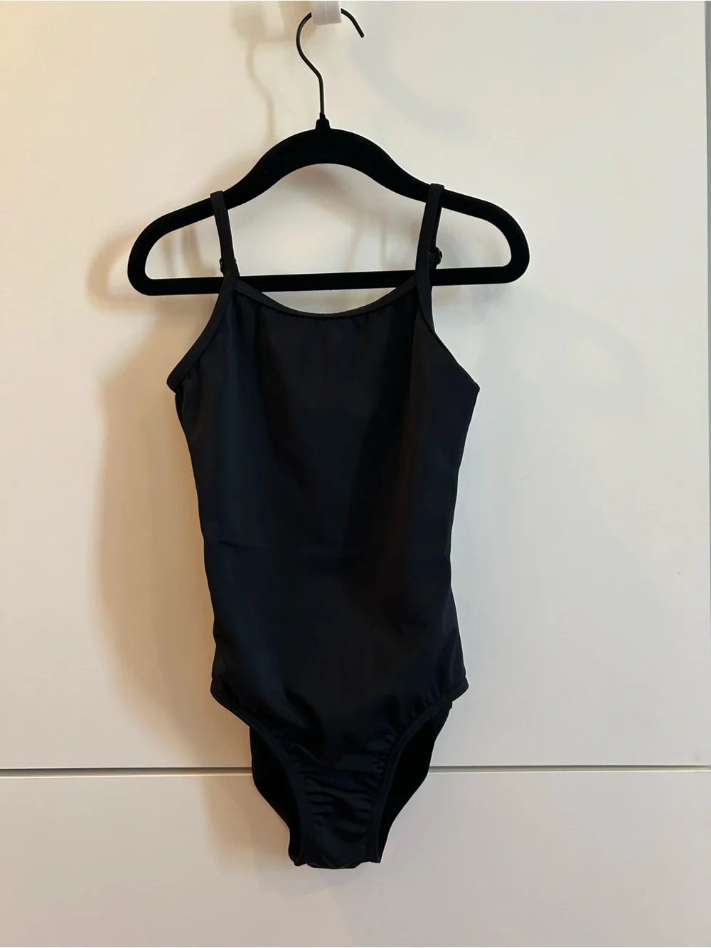 Weissman Kids Scoop Cami Black Dance / Ballet Leotard - Child’s Small